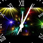 time, clock, pay, twelve, stars, abstract, multicoloured, fireworks, missiles, banner, header, new year's day, sylvester, new year's eve, turn of the year, eve, midnight, pyrotechnics, shining, fireworks art, shower of sparks, star, effects, clock, fireworks, fireworks, fireworks, fireworks, fireworks, effects